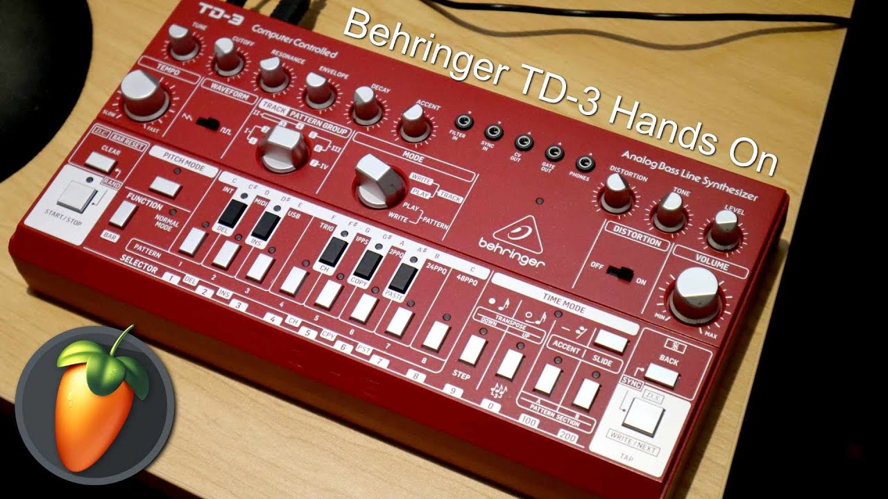 Behringer TD-3 Hands On and FL Studio Integration