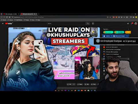 I Raided Her Channel and This Happened… 😂 | @Khushuplays 