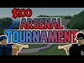 How I Won A $100 Arsenal Tourney... (Roblox Arsenal)