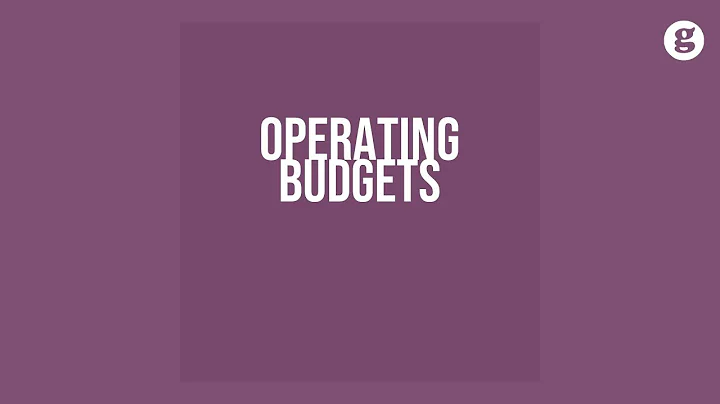 Operating Budgets