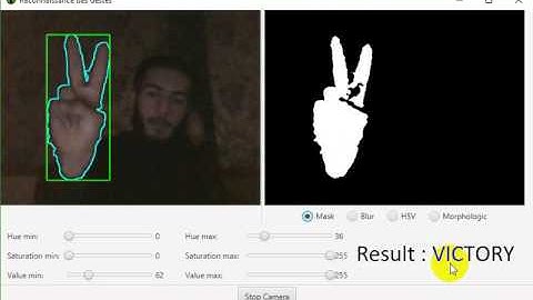 Hand Gesture Recognition with OpenCV 3.1 & JavaFX