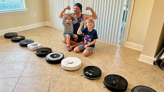 Which Robot Vacuum is the fastest?? Part 6!!!