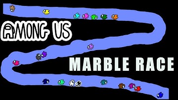 Among Us Marble Race in Algodoo \ Marble Race King