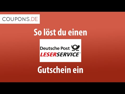 Deutsche Post Leserservice Gutschein einlösen