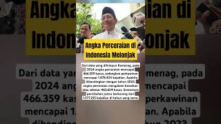 Angka Perceraian Di Indonesia Melonjak