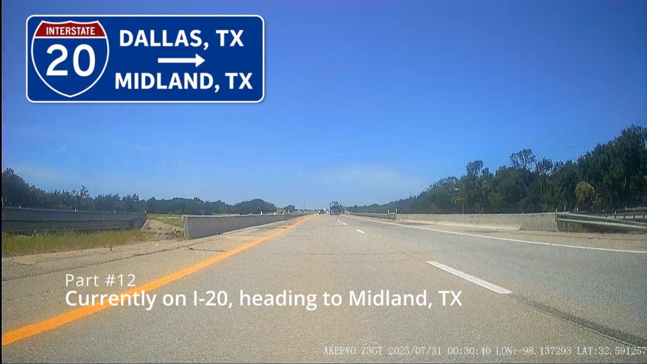 I-20, Trip Series #12 - Day 1 - Rear Channel