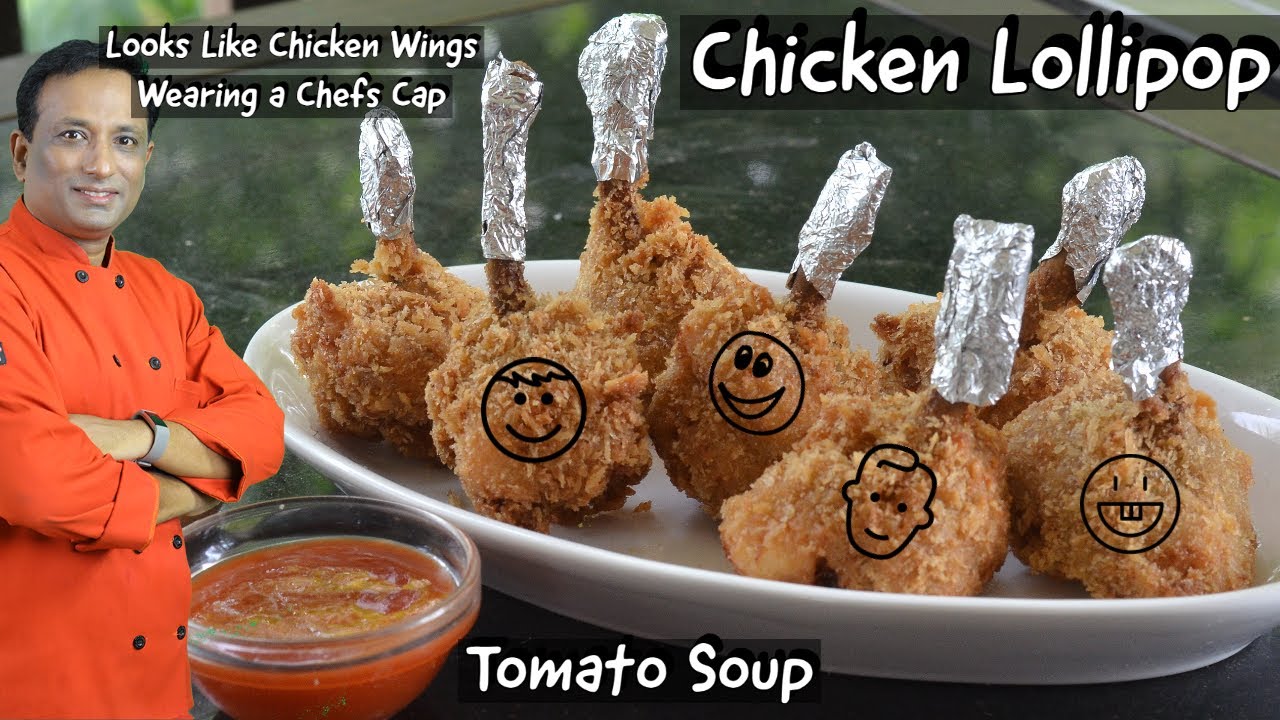Chicken Lollipop - Easy Tips for making chicken wings Lollipop Why Only  Rasam? Try Tomato Soup -