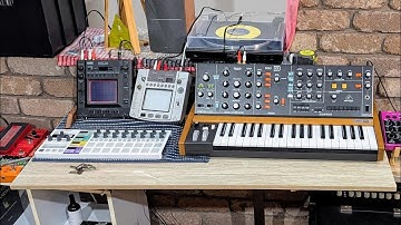 Improvised Live Jam - Behringer Poly D - Korg Kaoss Pad KP2 & KP3 (No Talking Demo) 