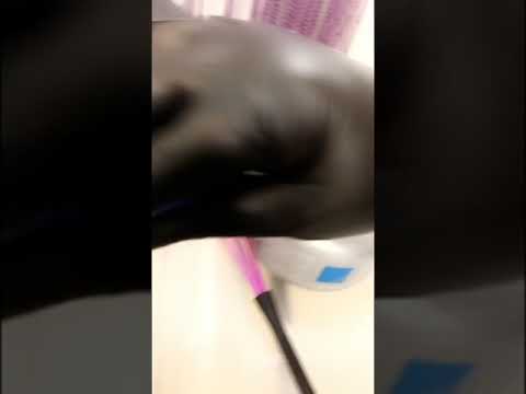 طريقه سحب لون شعر فيه معالج فرد من ماركه كيون