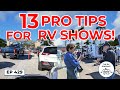 13 Pro Tips for Attending an RV Show