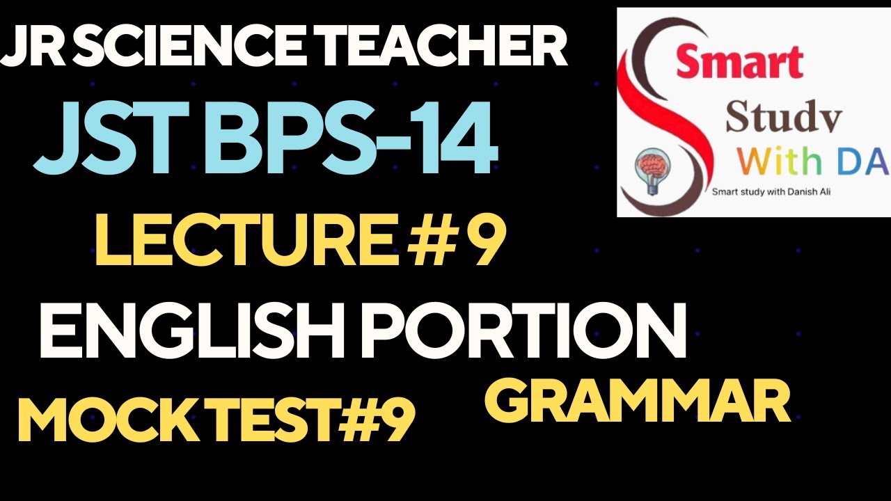 Mock Test 9 Solved | JUNIOR SCIENCE TEACHER |JST BPS14 
