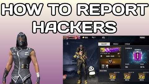 HOW TO REPORT HACKER. Official video