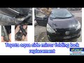 Toyota Aqua side mirror auto folding lock replacement