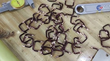 YH-350 enameled wire 3D bending equipment, paint stripping + tinning + vacuum cleaner + ear punching