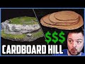 Cheapest Wargaming Hill - Cardboard Only - No XPS