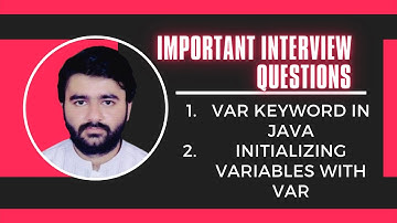 Var keyword | Creating variables with var | No more datatypes | Java 10 Important Feature |