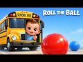 Roll the Ball 🎨 Fun Colors for Babies | Toddler Learning Video