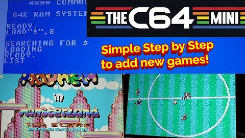 C64 Mini - SIMPLE Step by Step Guide to Adding new games - link to buy in description