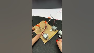 Dc motor to drone motor new power transfer project #tech #project #power #dcmotor #dc #shorts #diy