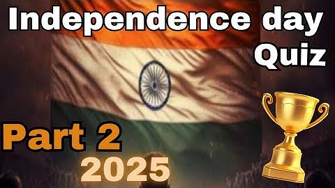Independence day Quiz Part 2 in English🇮🇳 || 20+ MUST LEARN questions || Important quiz questions 