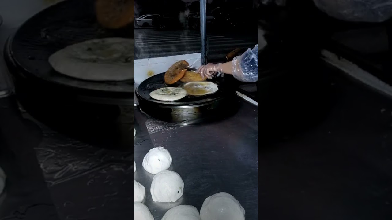 Golden Crispy Scallion Pancake, Mouthwatering Goodness