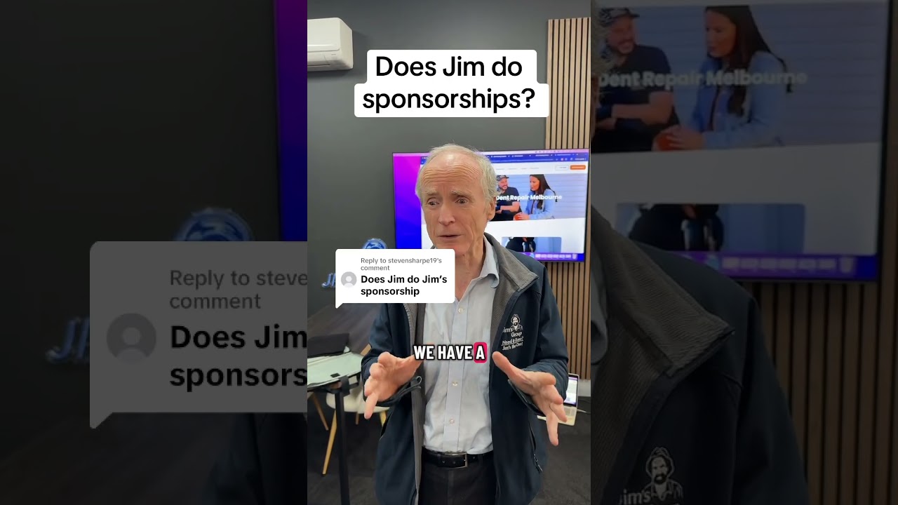 Does Jim do sponsorships? #jimsgroup #franchise #questionsigetasked