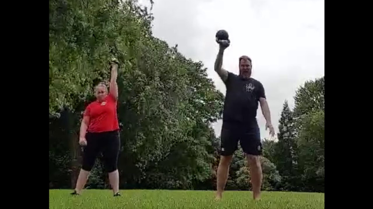 Ben 100 snatches 24kg... Bath Kettlebell Society