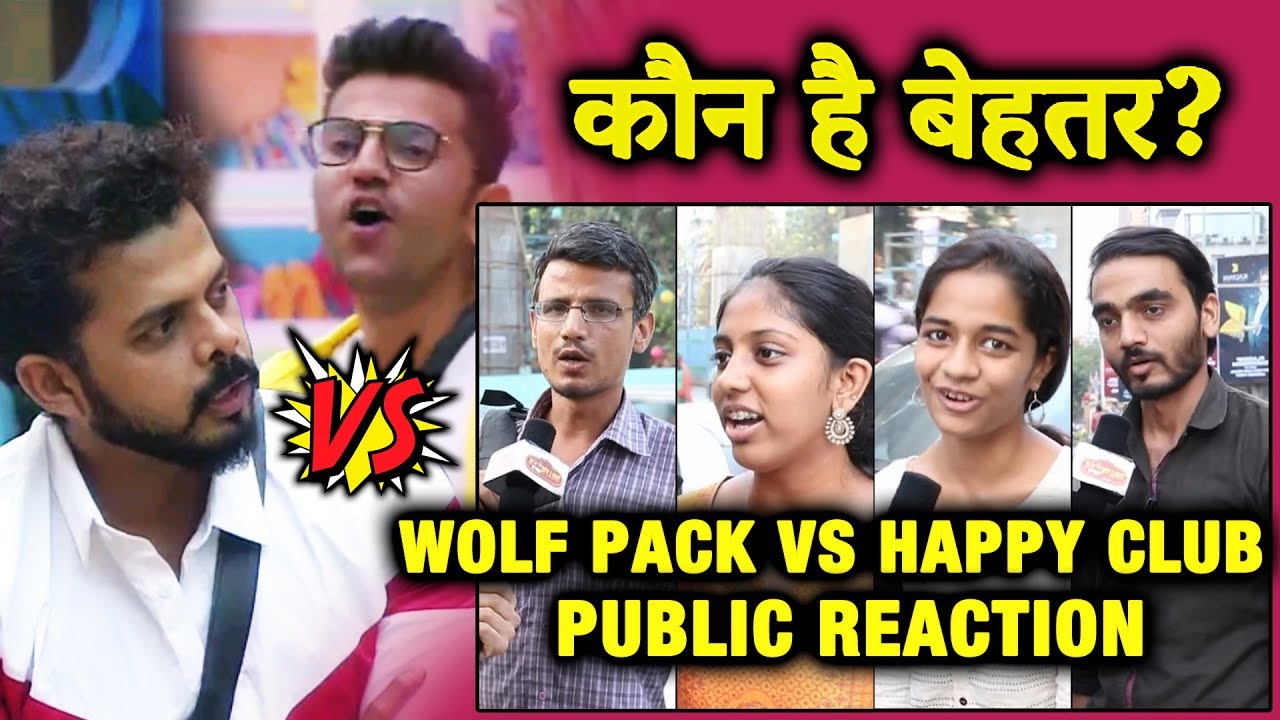 Wolf Pack Vs Happy Club | Which Group Is BEST? | PUBLIC REACTION | Bigg Boss 12