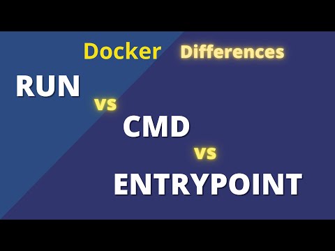 Docker RUN vs