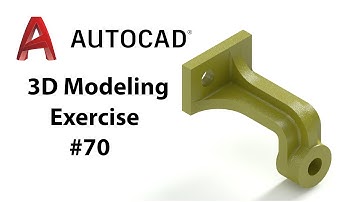 AutoCAD 3D Modeling - Exercise #70 - Basic to Advance in Hindi