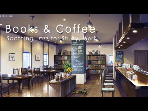 Tokyo Books & Coffee Shop Ambience ♫ Book Cafe Sounds, Cafe Sounds, Jazz Music, Bookstore ASMR