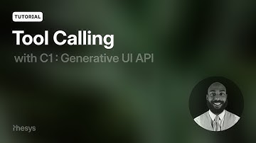 Generative UI with C1: Tool Calling
