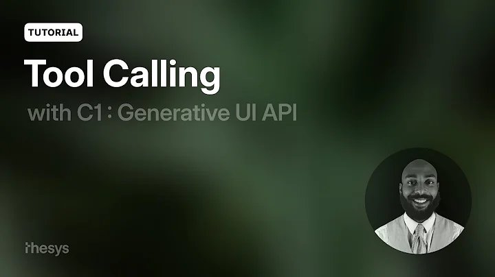Generative UI with C1: Tool Calling