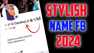 FACEBOOK STYLISH NAME ❤️🔥  | FB NEW STYLISH NAME 2024