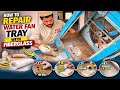 Water Fan Tray Hole Repair with Fiberglass | Step by Step Guide