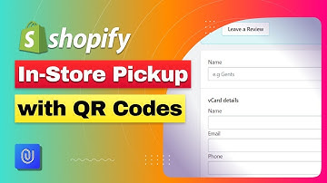 Shopify In-Store Pickup with QR Codes | F: QR Code Generator App