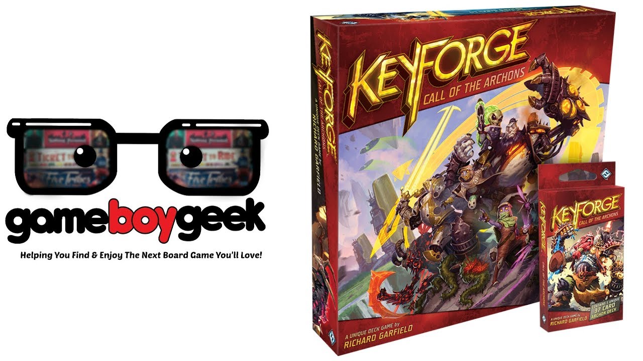 Keyforge: Call of the Archons Review with the Game Boy Geek - YouTube