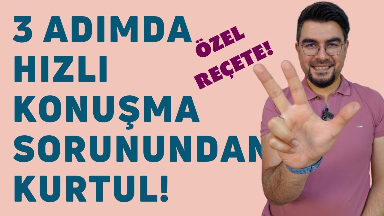 3 Adımda Hızlı Konuşmayı Yen! | Diksiyon Dersi