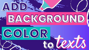 How To Add Background Color To Text In Canva - Make Your Text Pop!