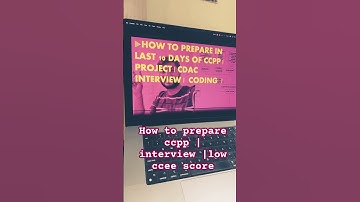 How to prepare for ccpp CDAC placement #cdac #acts  low ccee score