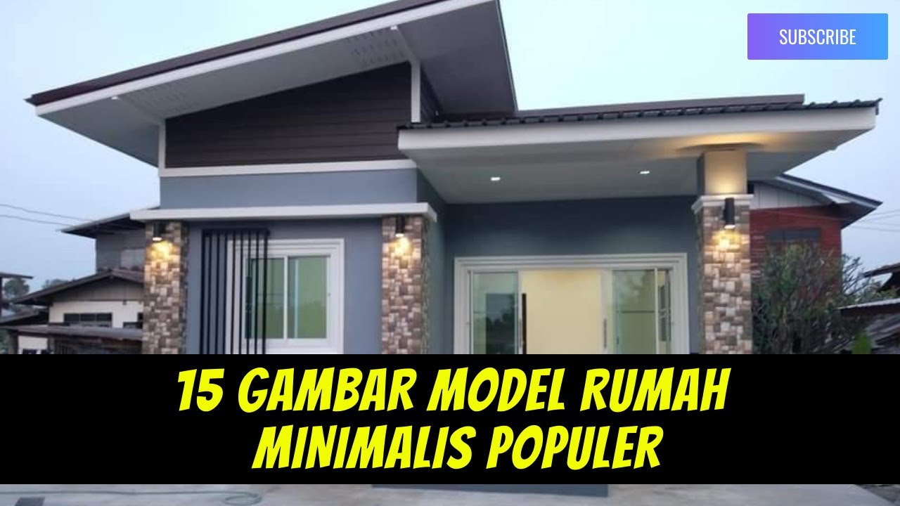 15 Gambar model rumah minimalis terbaru  rumah minimalis 