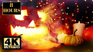 Halloween Spooky Ambience Wallpaper Screensaver Background 4K 8 HOURS Spooky Music screenshot 5