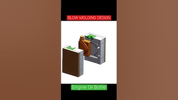 SOLIDWORKS DESIGN - Blow Moulding #shorts #short #viral