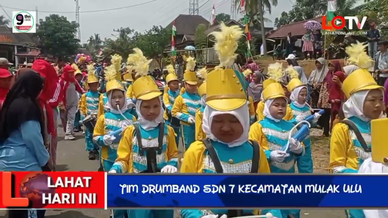 SAMBUT HUT RI, LOMBA DRUMBAND TINGKAT SD SE KEC. MULAK ULU