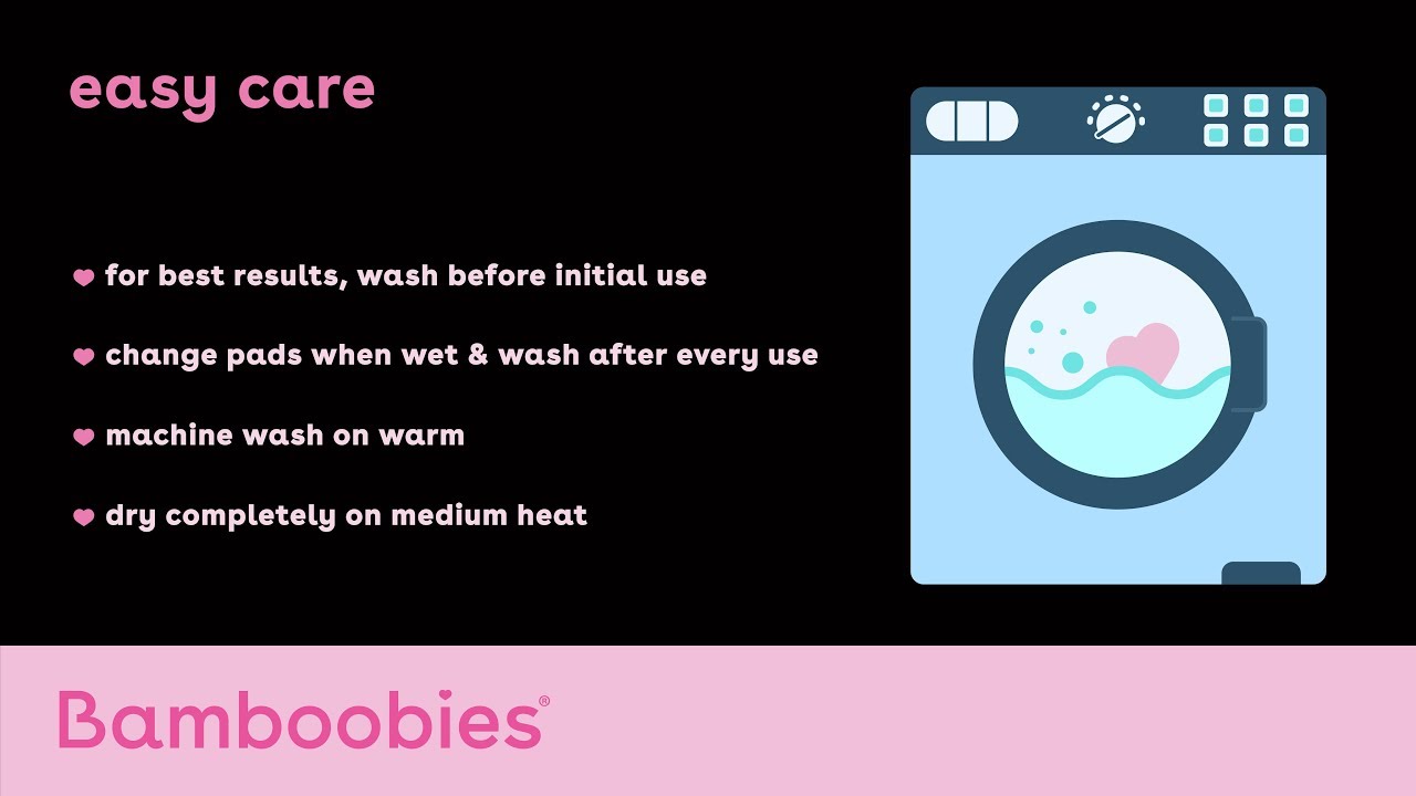Washable Nursing Pads Care Instructions YouTube
