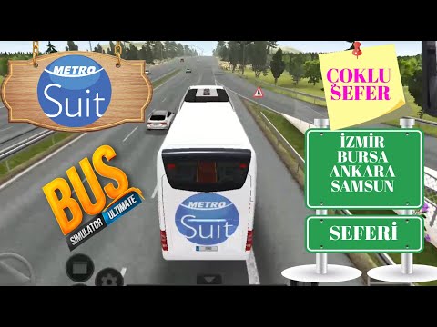 Metro Suit ile İzmir Bursa Ankara Samsun Seferi BUS Simulator Online / Otobüs Oyunu