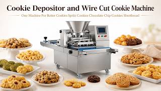 Spritz Cookie Machine Piped Butter Cookie Maker Machine Chunky Chocolate Chip Cookie Maker Machine