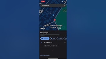 How to share location using drop pin on google maps