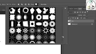 فوتوشوب - اضافة الاشكال والفرش في برنامج الفوتوشوب shape and brushes free download for Photoshop screenshot 1