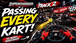 Passing EVERY Kart on Track 2! | Supercharged Entertainment NJ